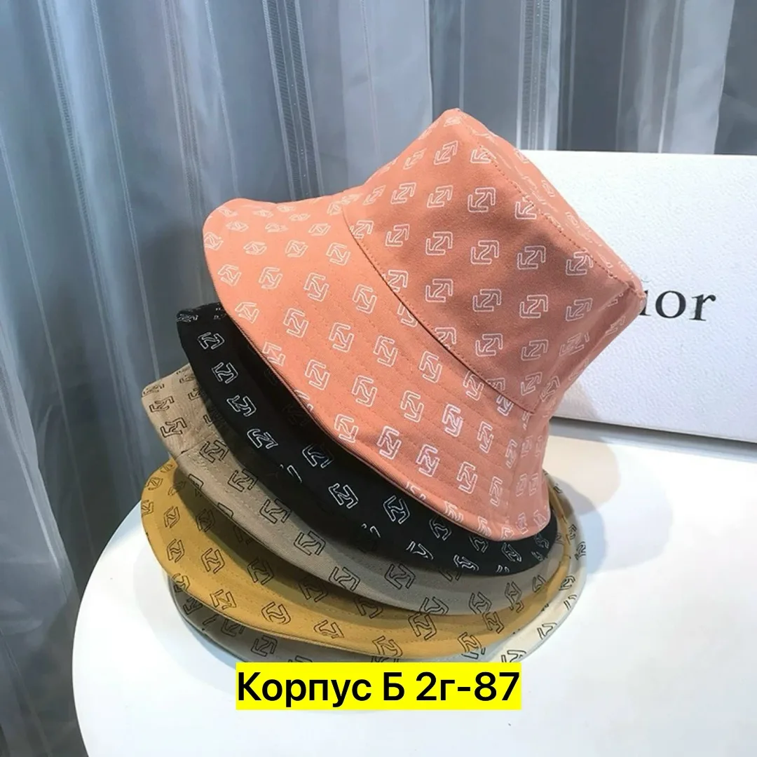 Шапка Панама, хлопок — фото 7