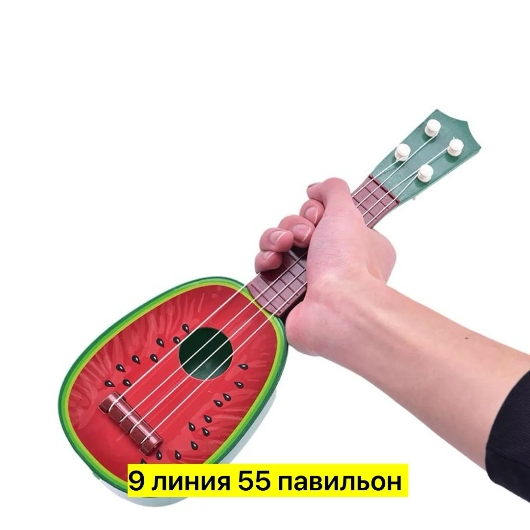 Игрушечная гитара в форме фруктов из пластика — фото 3