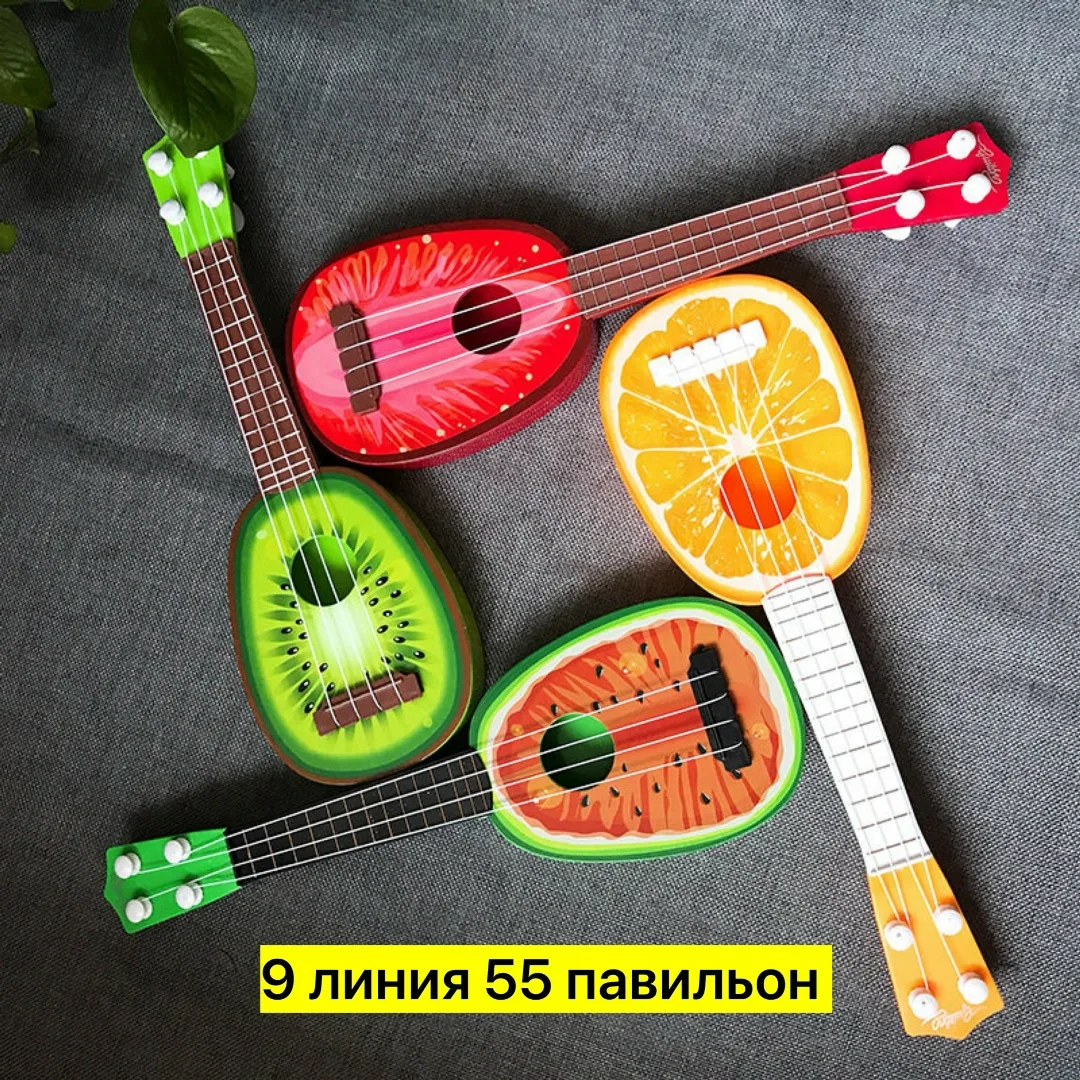 Игрушечная гитара в форме фруктов из пластика — фото 4