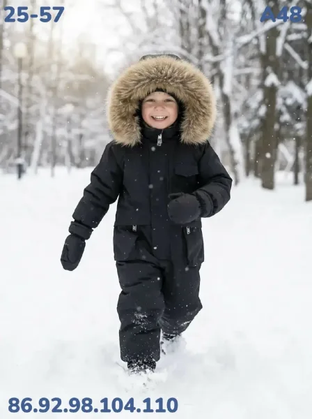 Комбинезон зимний мембранный для мальчика — фото 7