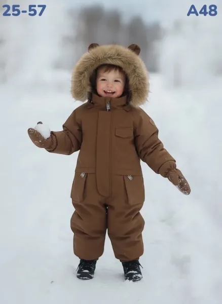 Комбинезон зимний мембранный для мальчика — фото 8