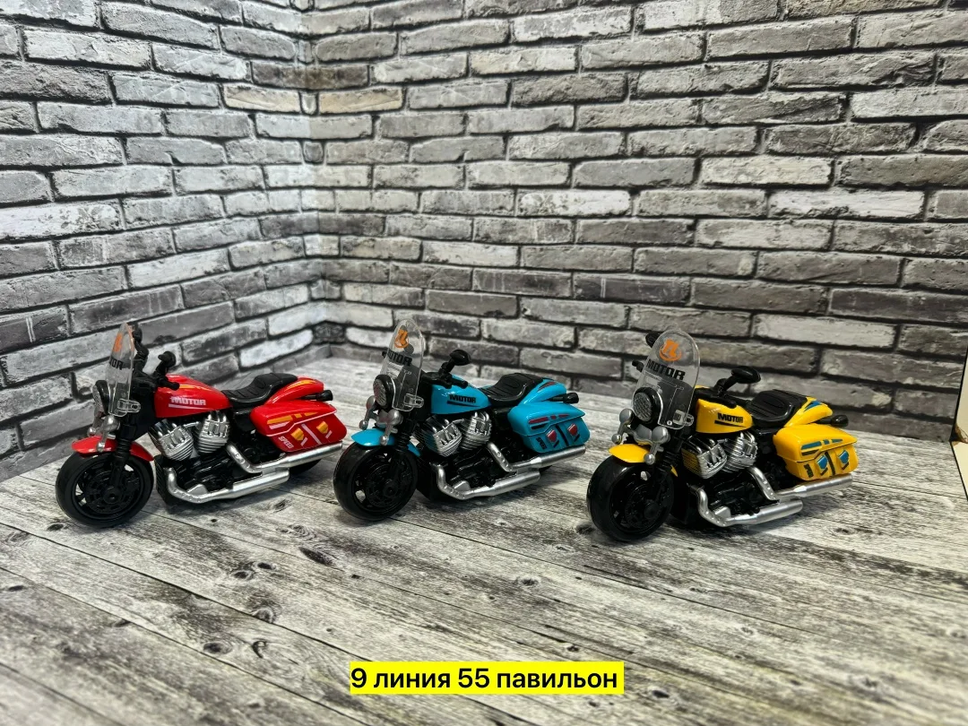 Игрушечные мотоциклы иннерционного типа из пластика — фото 5