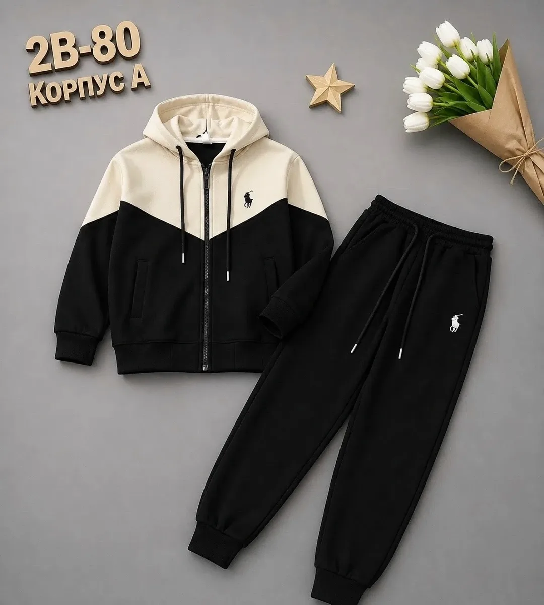 Костюм из качественной трикотажной ткани — фото 21