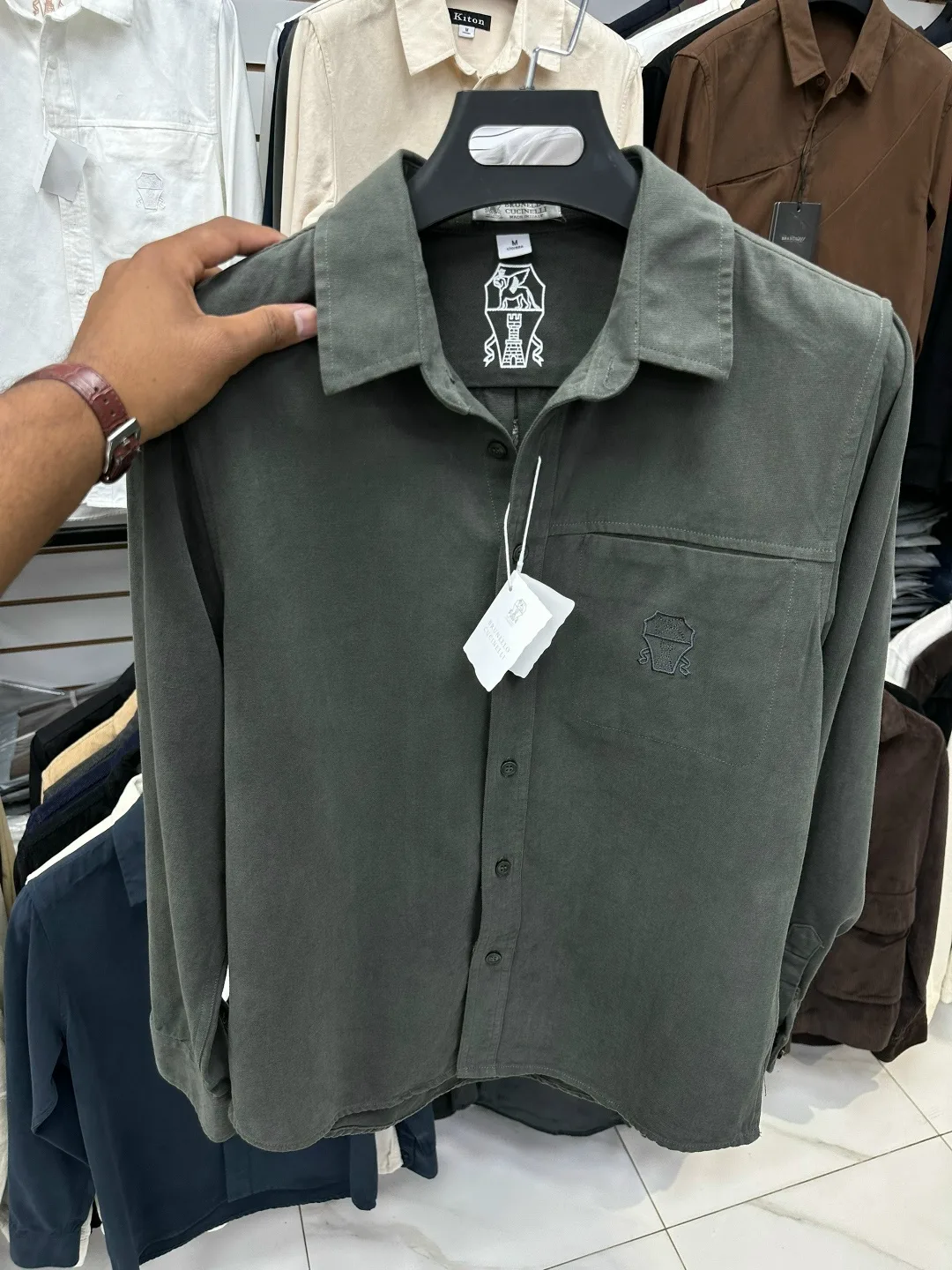 Рубашка из хлопка — фото 1