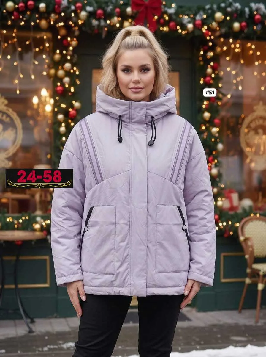 И практичную женскую Двухсторонняя куртка синяя — фото 4