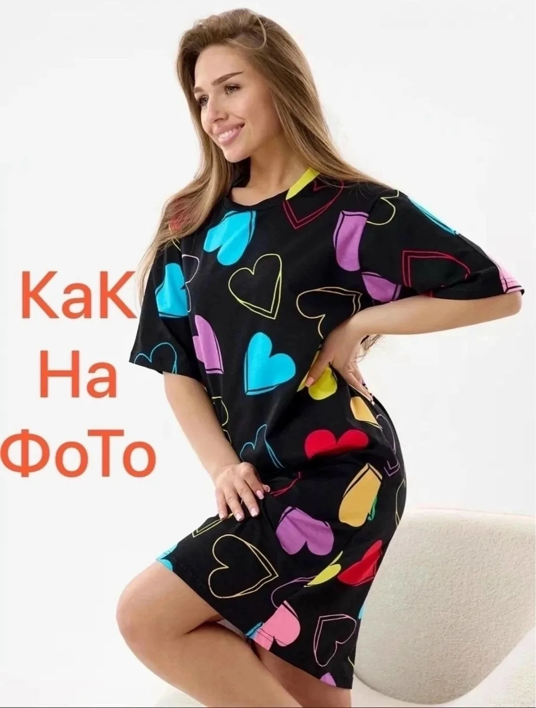 Туника, хлопок — фото 4
