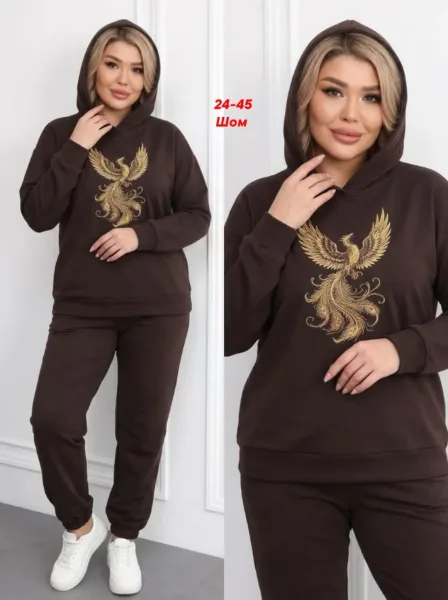 Костюм двойка из двунитки на флисе Двунитка на флисе — фото 3