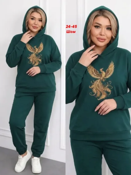 Костюм двойка из двунитки на флисе Двунитка на флисе — фото 8