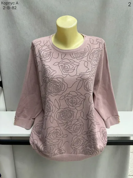 Свитер из 80 хлопка и 20 эластана 80 COTTON, 20 ELASTANE — фото 26
