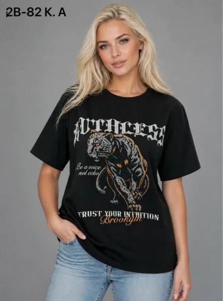 Женская футболка из 95 хлопка и 5 полиэстера 95 COTTON, 5 POLYESTER — фото 6