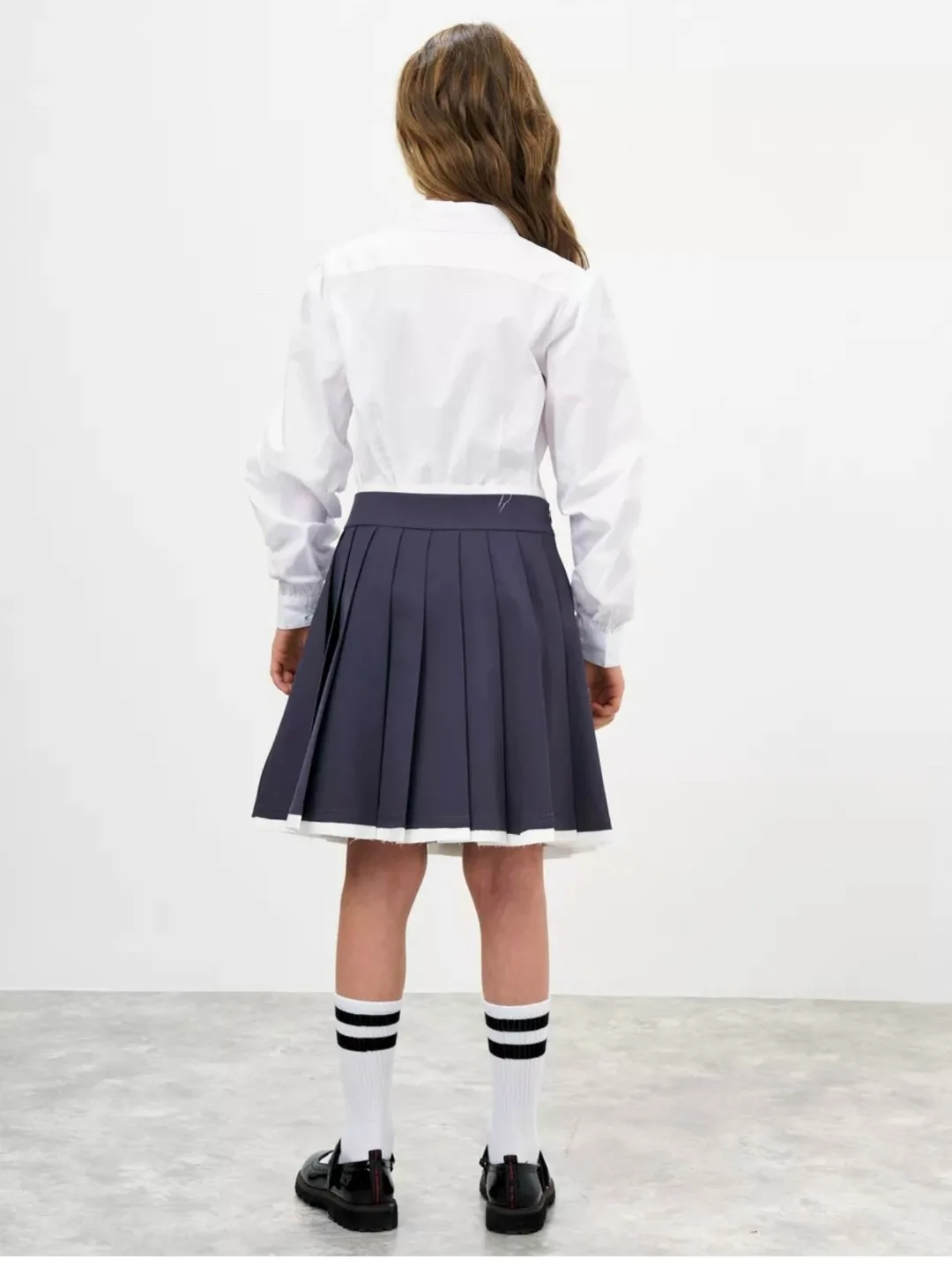 Юбка из джинсовой ткани — фото 18