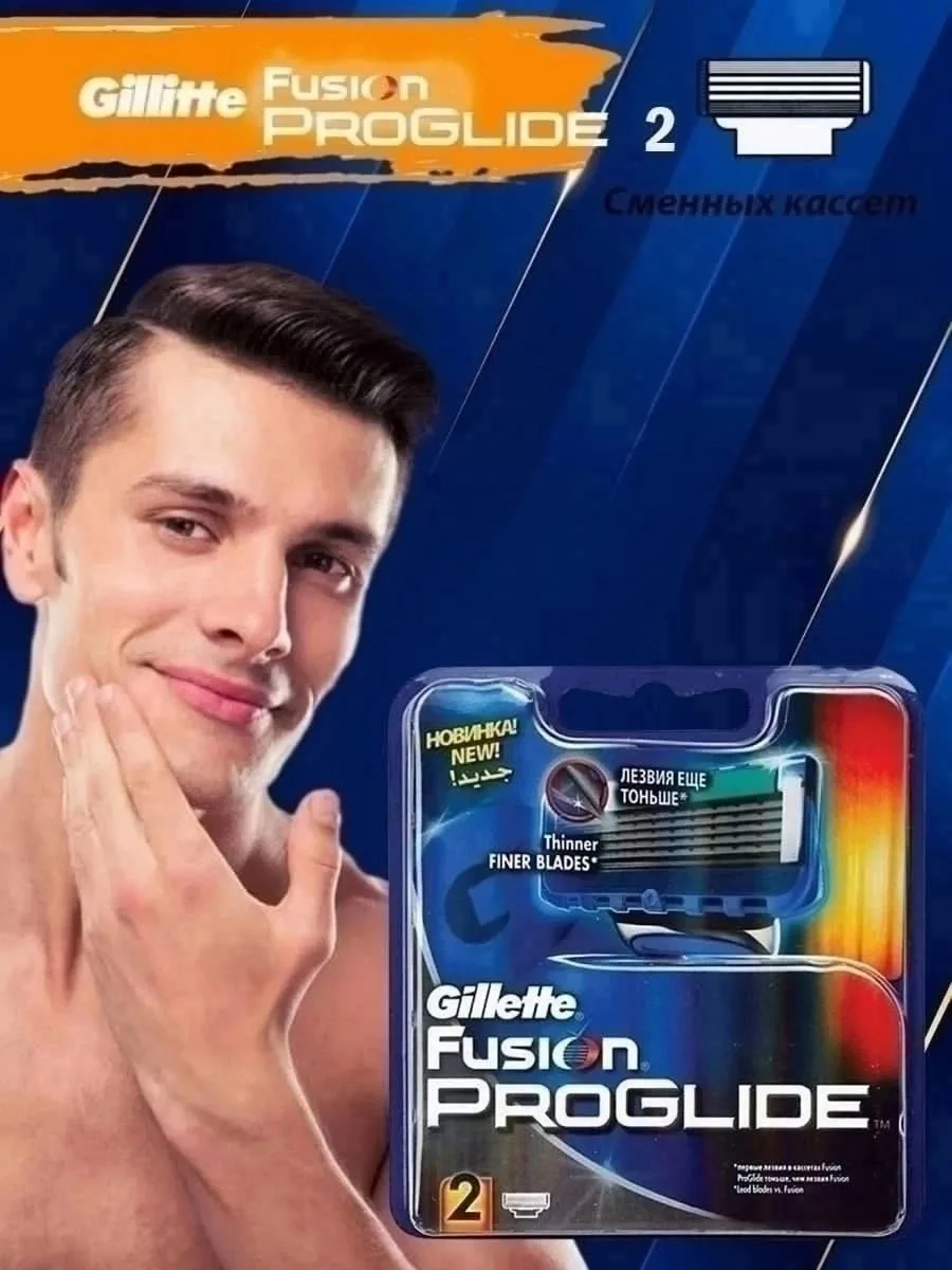 Набор бритвенных станков Gillette Fusion и ProGlide с различными вариантами — фото 2