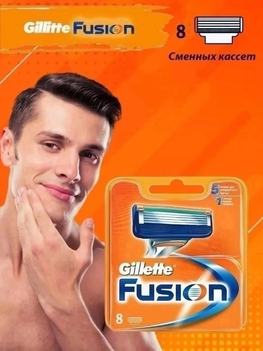 Набор бритвенных станков Gillette Fusion и ProGlide с различными вариантами — фото 2