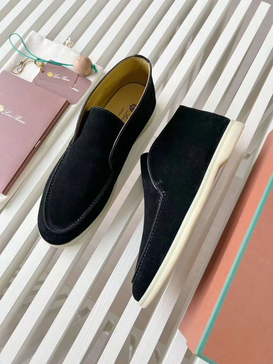 Лоферы Loro Piana Open Walk — фото 4