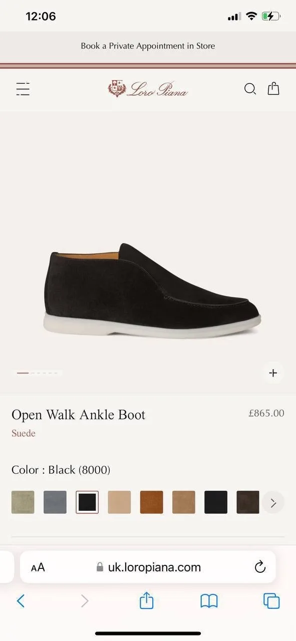 Лоферы Loro Piana Open Walk — фото 7
