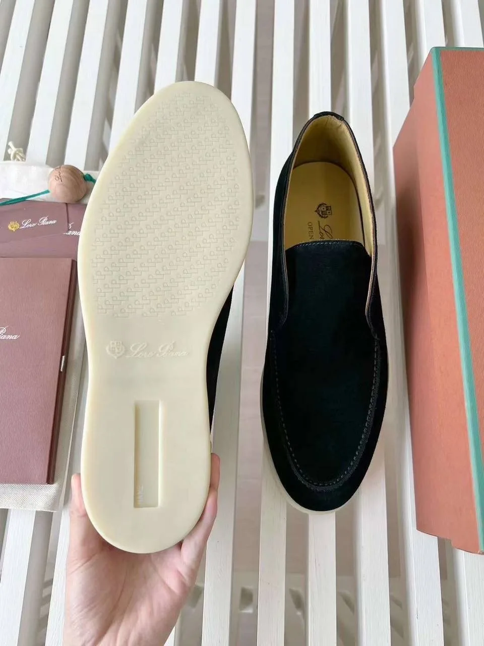 Лоферы Loro Piana Open Walk — фото 9