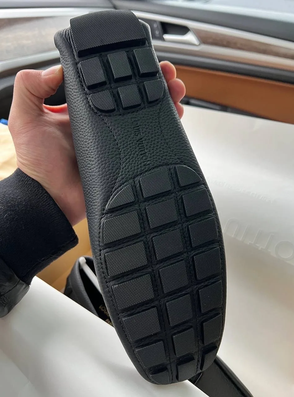 Лоферы Louis Vuitton Monte Carlo из зернистой кожи Taiga — фото 3