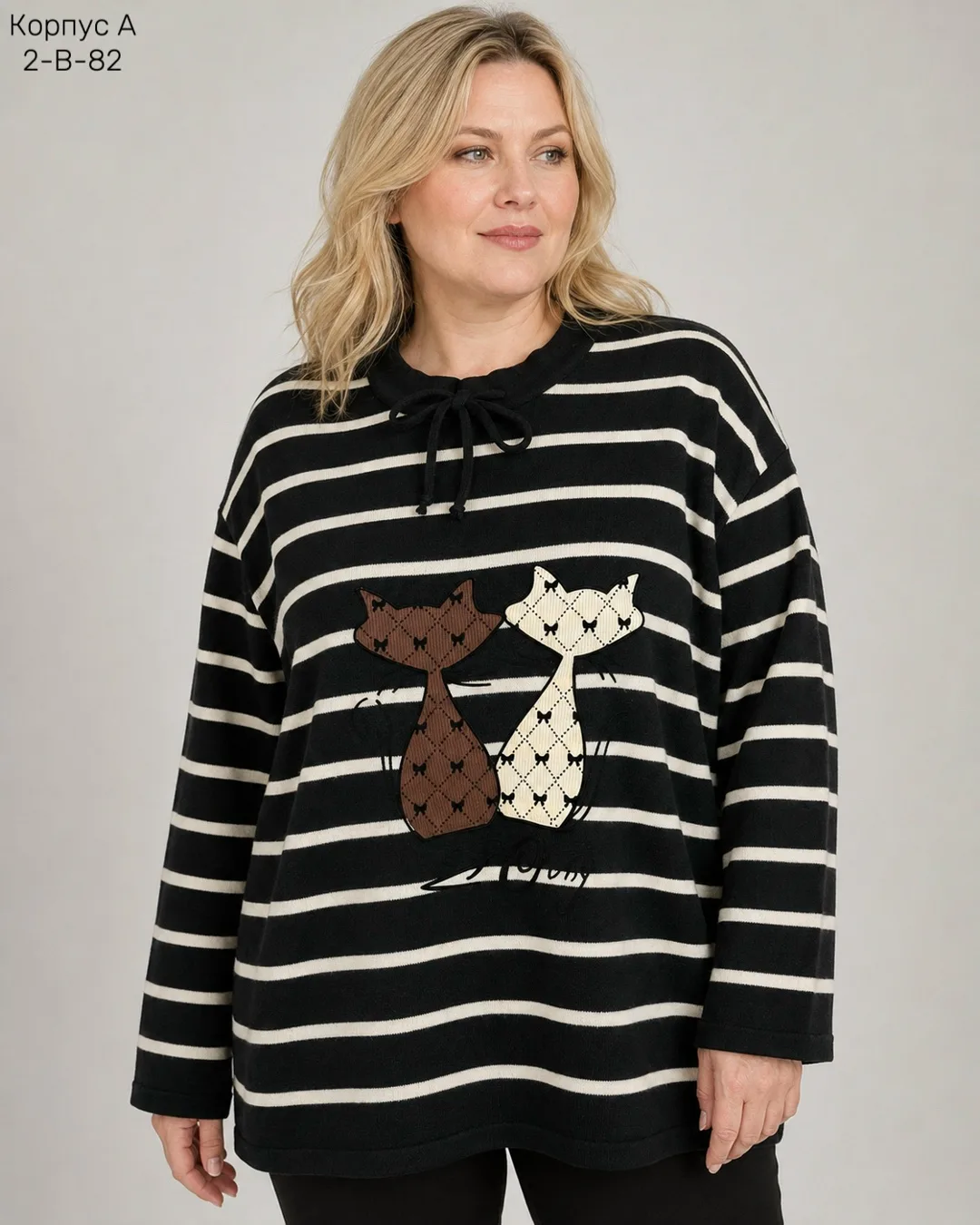 Свитер, хлопок 95 COTTON, 5 ELASTANE