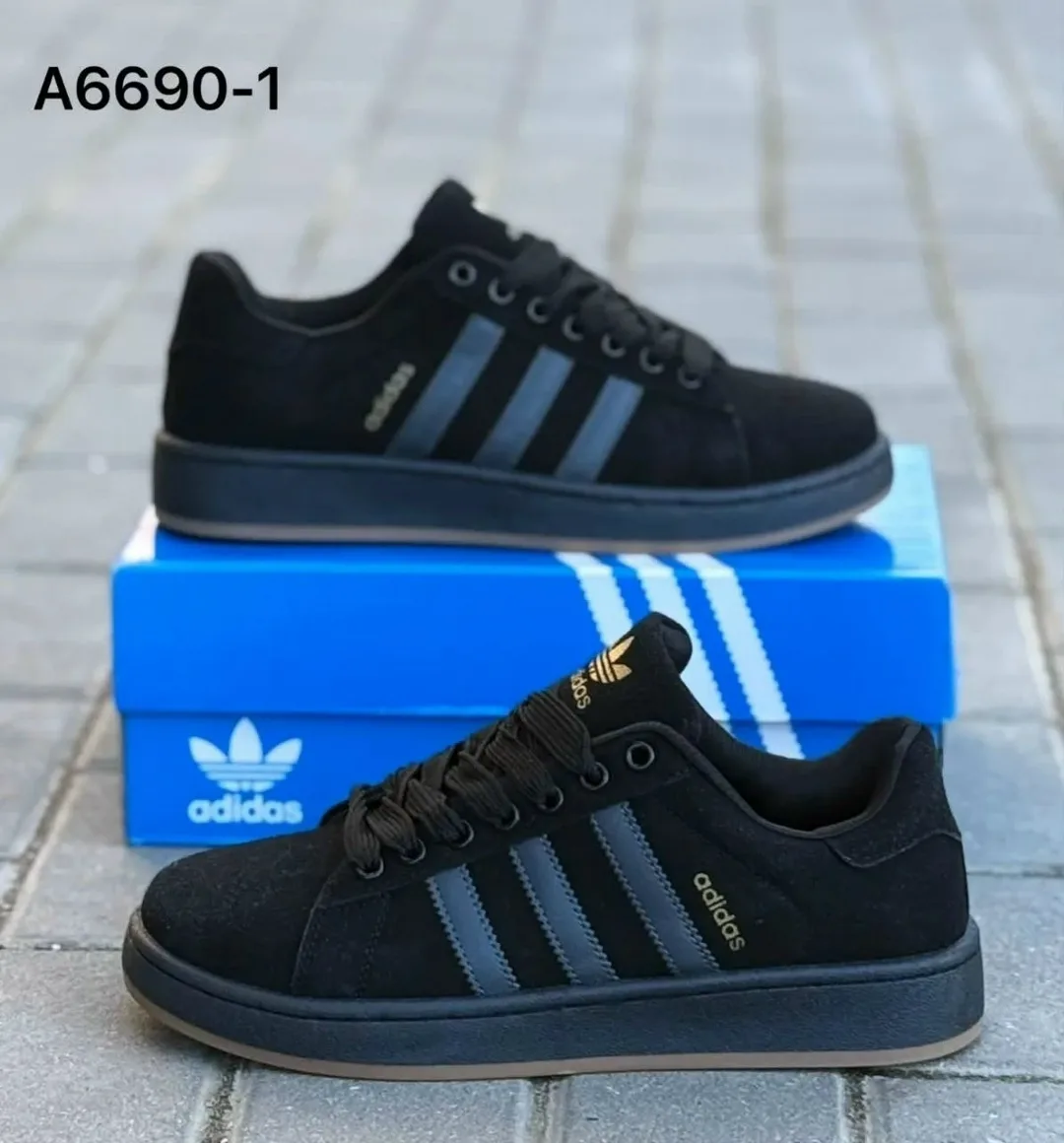 Мужские кроссовки из замши — фото 3