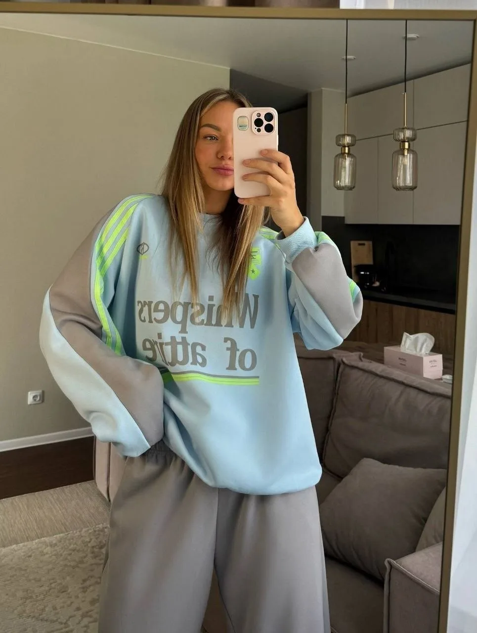 Костюм-двойка sport chic oversize — фото 3