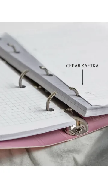 Тетрадь на кольцах со сменным блоком 80 листов А5 X-RAY — фото 4