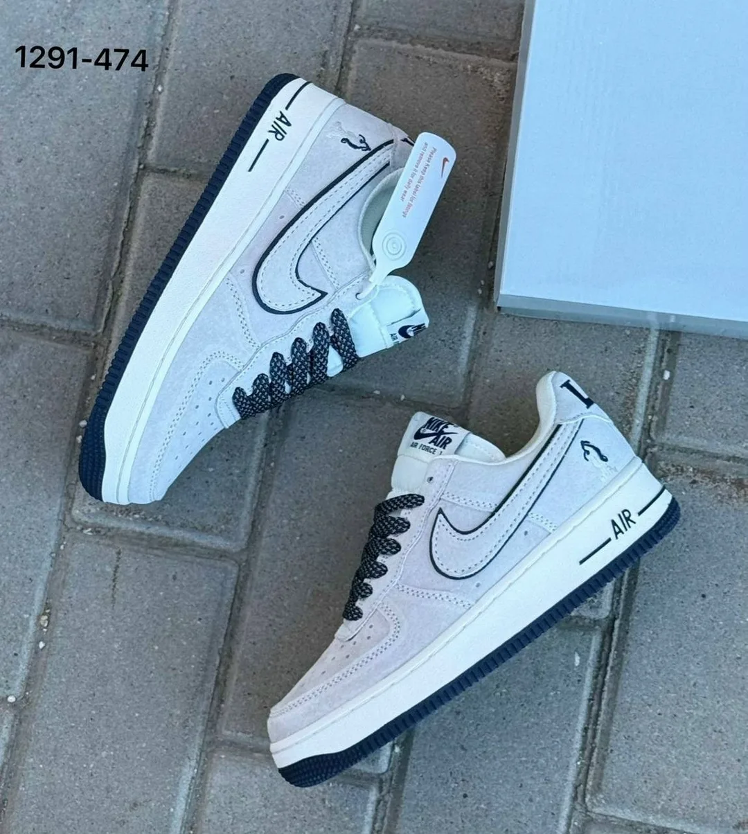 Кеды женские КРОССЫ “Nike” на Осень, сетка — фото 4