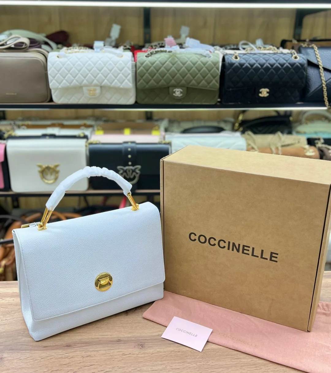 Сумка COCCINELLE кожа замша — фото 2