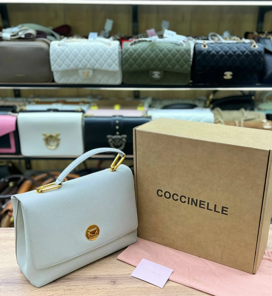 Сумка COCCINELLE кожа замша — фото 4