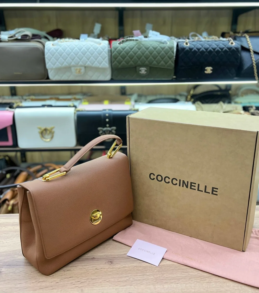 Сумка COCCINELLE кожа замша — фото 5