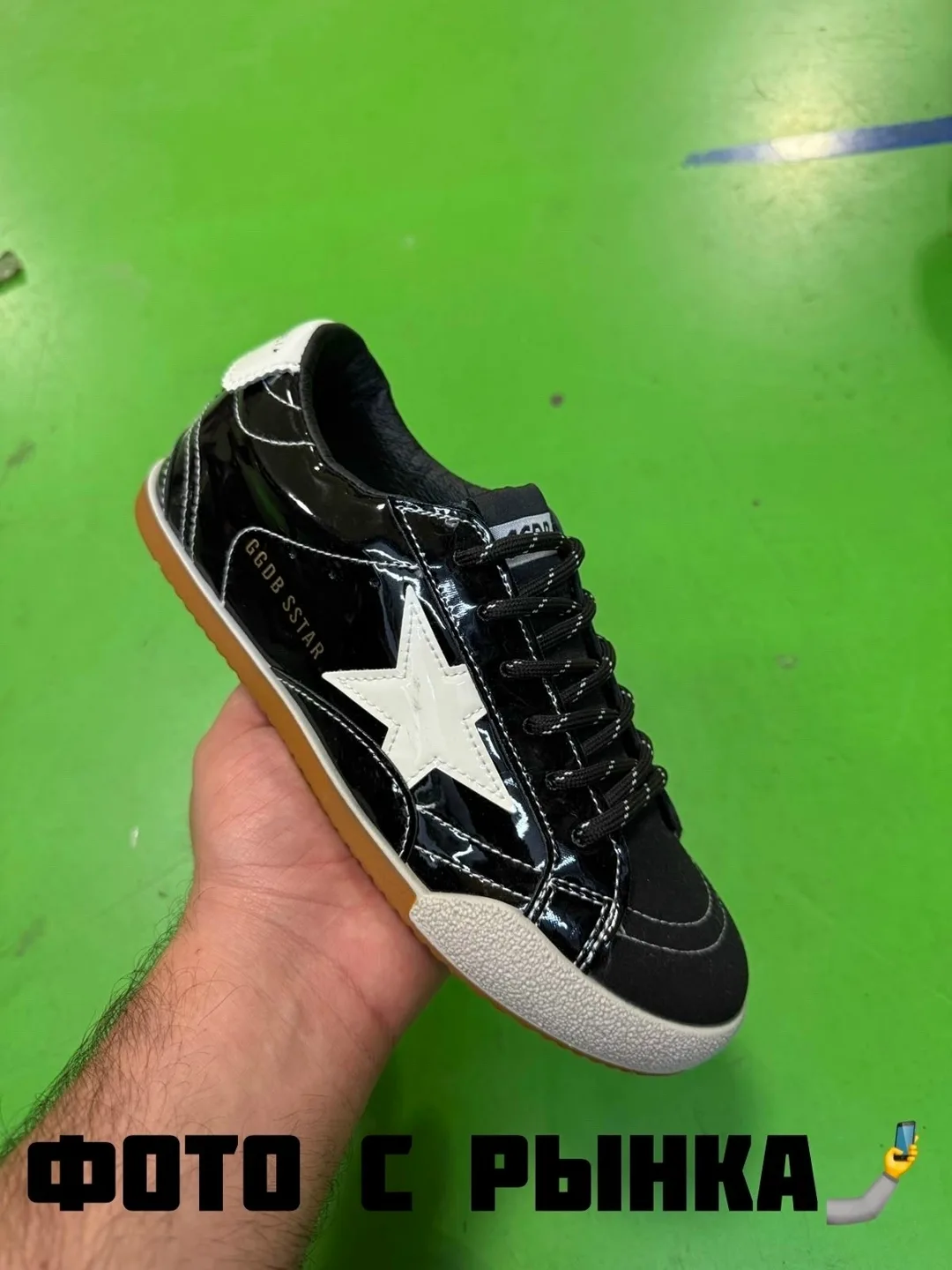 Кеды Кроссы Golden Goose Золотой — фото 7