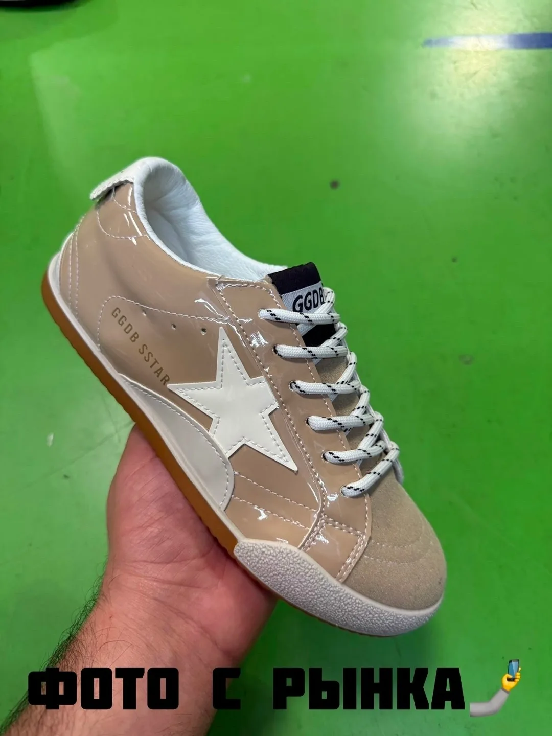 Кеды Кроссы Golden Goose Золотой — фото 11