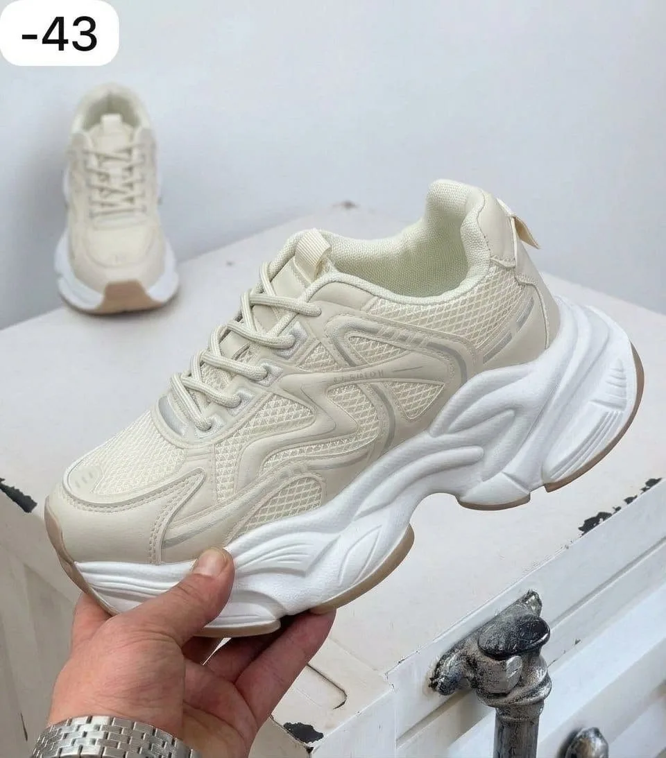 Кроссовки женские КРОССЫ ПЛАТФОРМЕ, сетка — фото 6