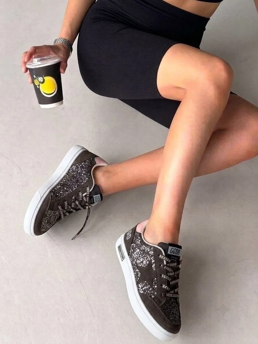 Кроссовки женские Golden Goose Реально фотографии, сетка — фото 4