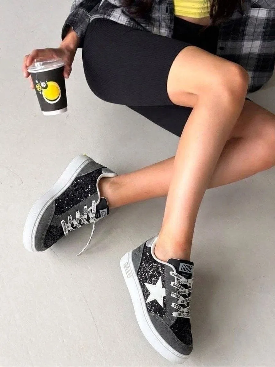 Кроссовки женские Golden Goose Реально фотографии, сетка — фото 5