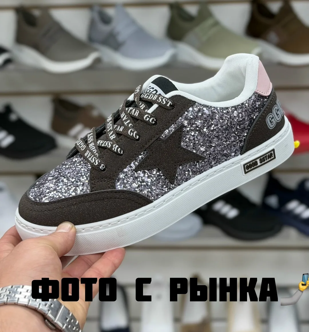 Кроссовки женские Golden Goose Реально фотографии, сетка — фото 6
