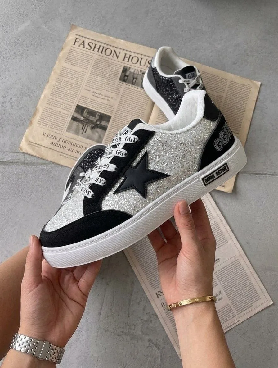 Кеды Кроссы Golden Goose Золотой — фото 6