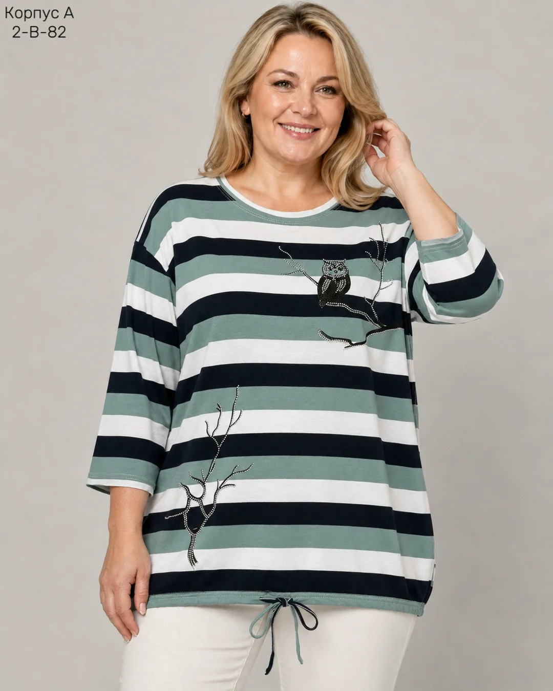 Кофта, хлопок 100 COTTON — фото 1