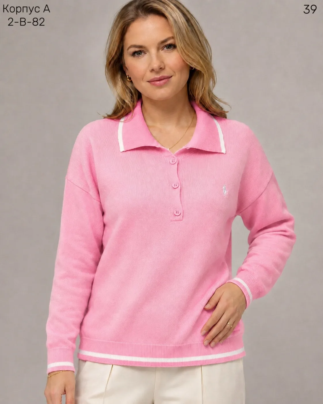 Женский свитер из 95 хлопка и 5 спандекса 95 COTTON, 5 SPANDEX — фото 11