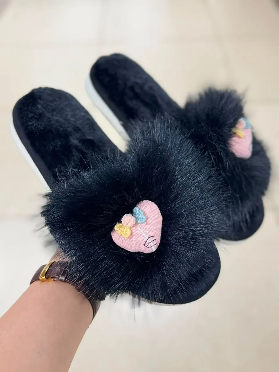Тапки домашние с резиновой подошвой — фото 2