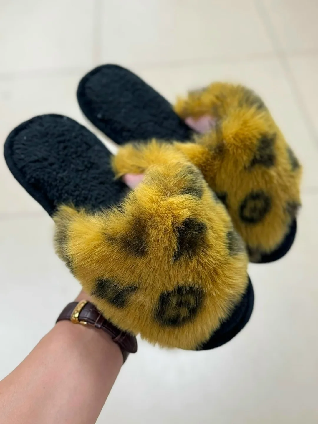 Тапки домашние с резиновой подошвой — фото 6