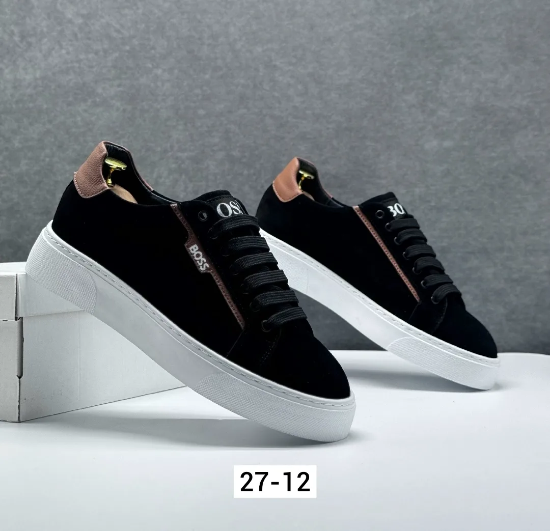 Мужские кеды из замши — фото 7
