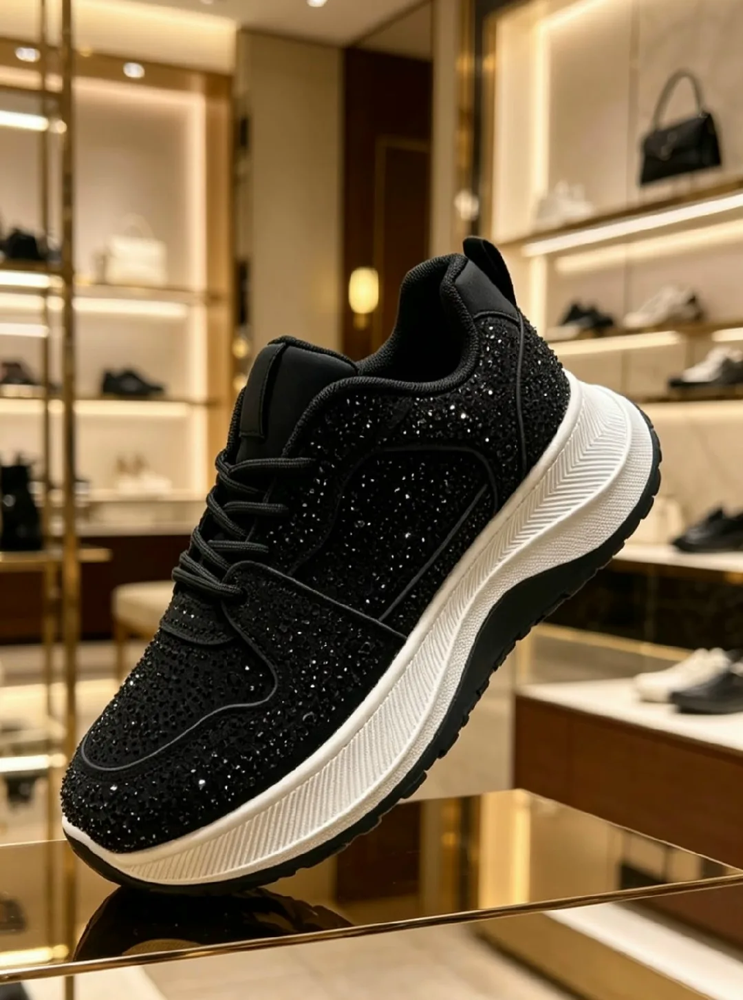 Кроссовки из эко-кожи — фото 1