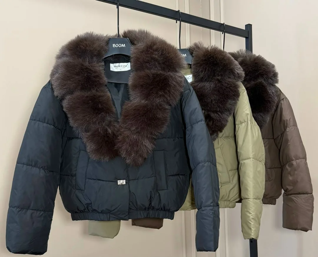 Куртка съемный мех — фото 4