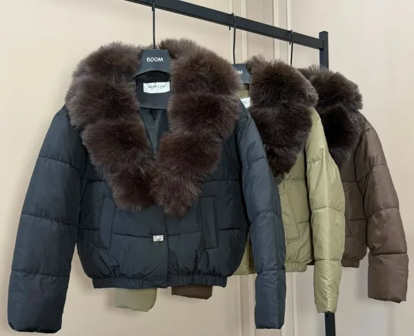 Куртка съемный мех — фото 4