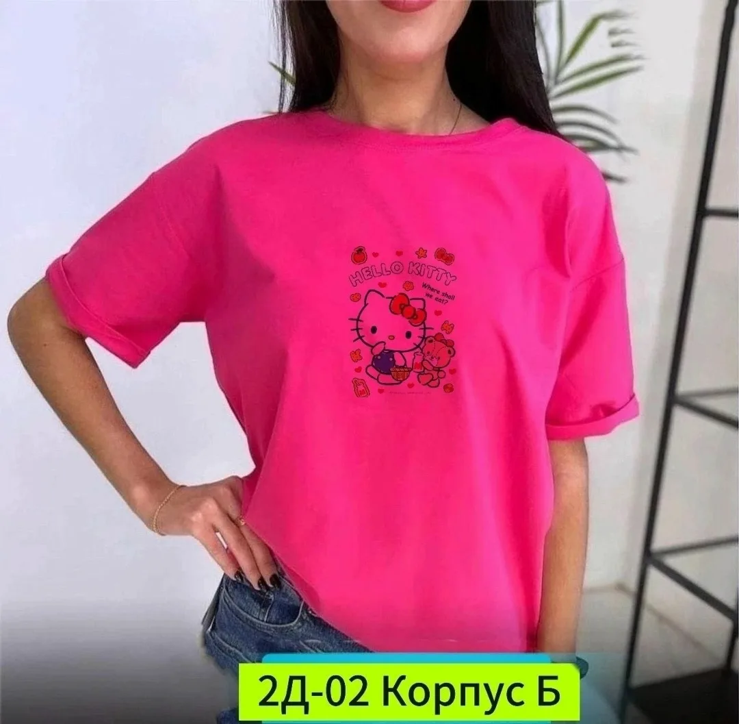 Летняя футболка из натурального хлопка — фото 3