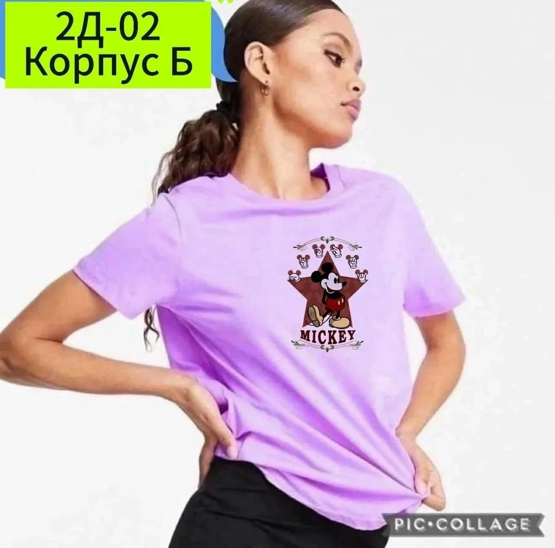 Летняя футболка из натурального хлопка — фото 4