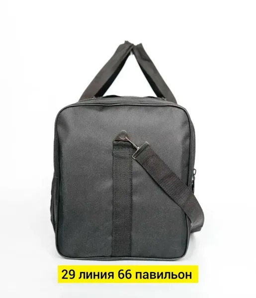 Сумка дорожная большая через плечо из прочного практичного материала — фото 8