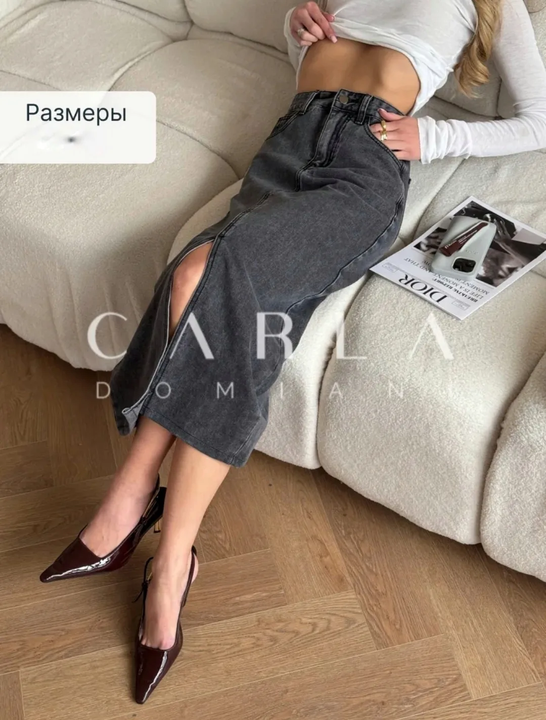 Юбка джинсовая — фото 1