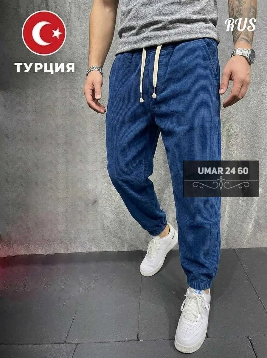 Свободные штаны клеш из мягкого микровельвета — фото 4