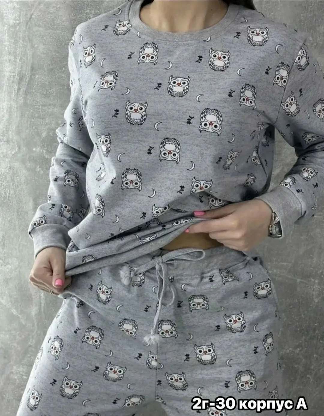 Пижама двойка хлопок — фото 3
